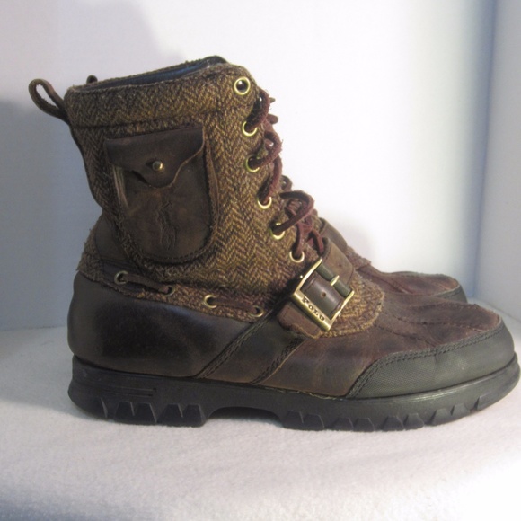 U.S. Polo Assn. Other - Polo Men,s Leather & Lamb Trim  Boots Size 9D
